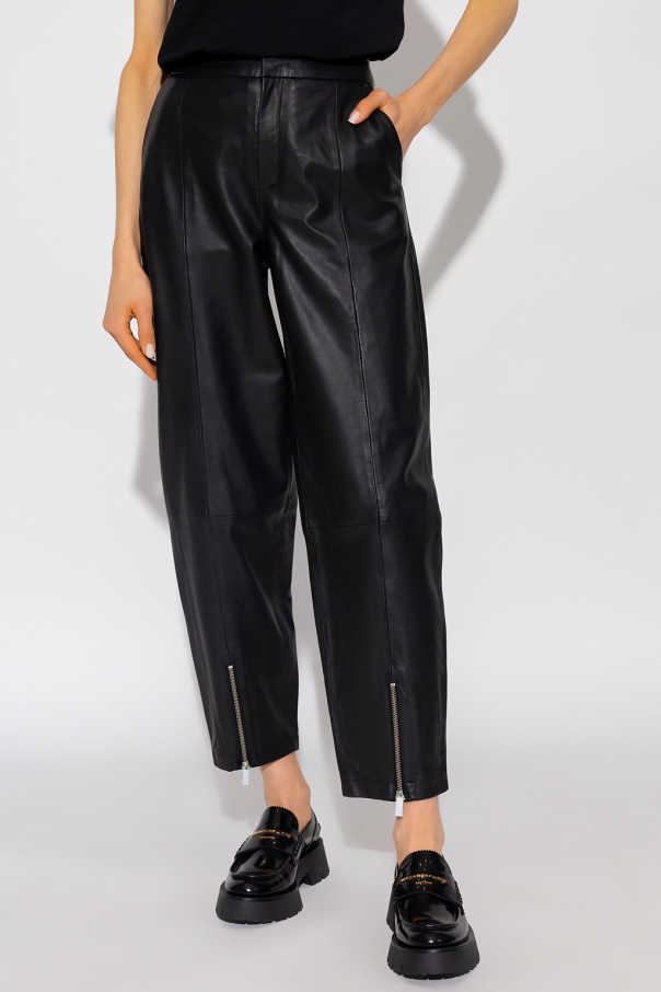 Gestuz clearance leather trousers